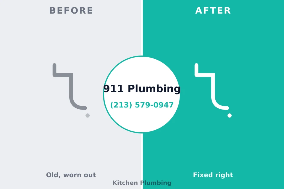 Before and after: plumbing repair Plainview, TX